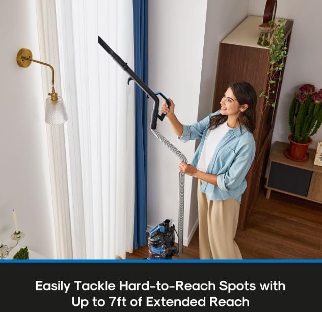 Bagless Upright Vacuum Cleaner with Brush and Crevice Tool G260
