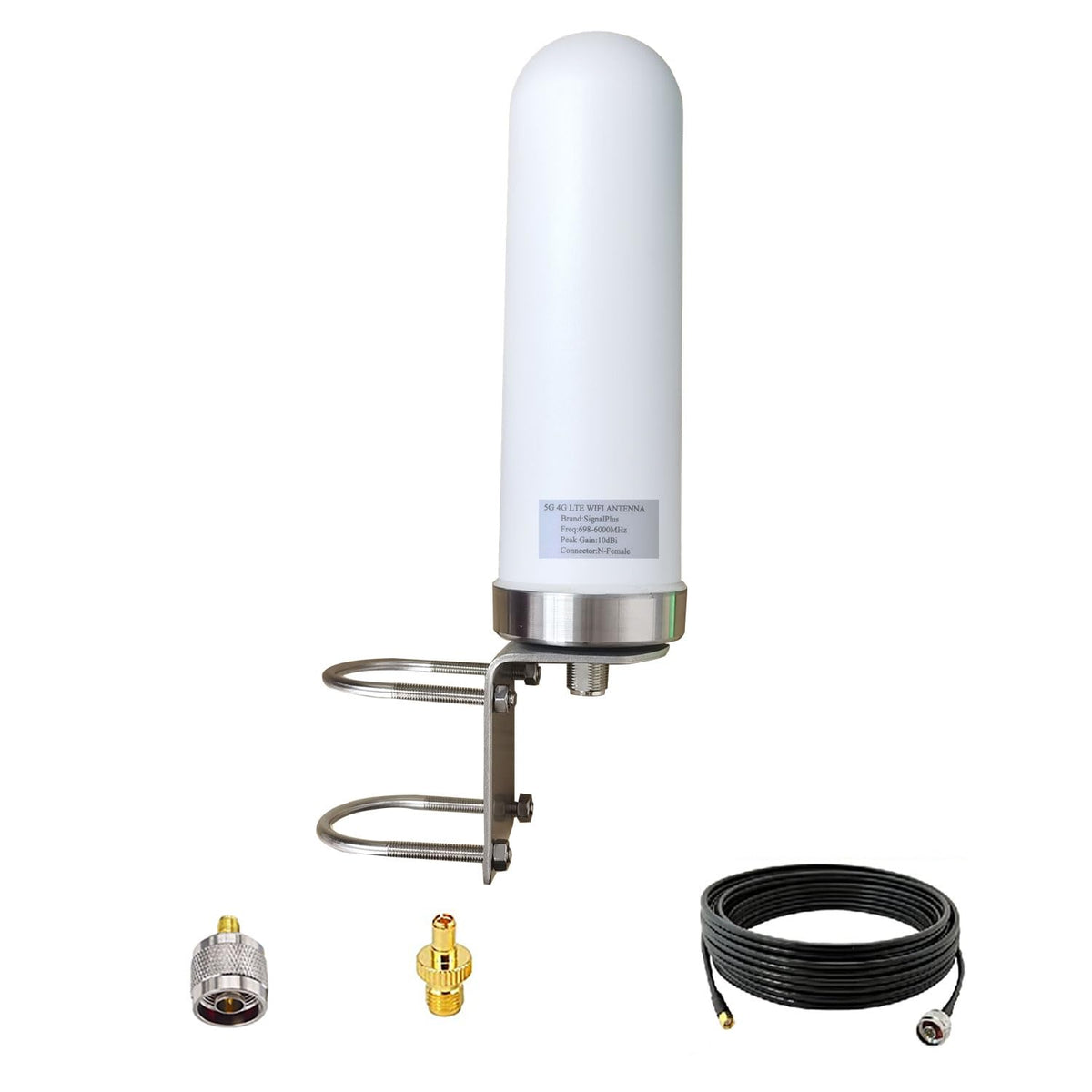 Outdoor 4G 5G LTE Cellular Antenna 698-6000mhz 10dBi W19742