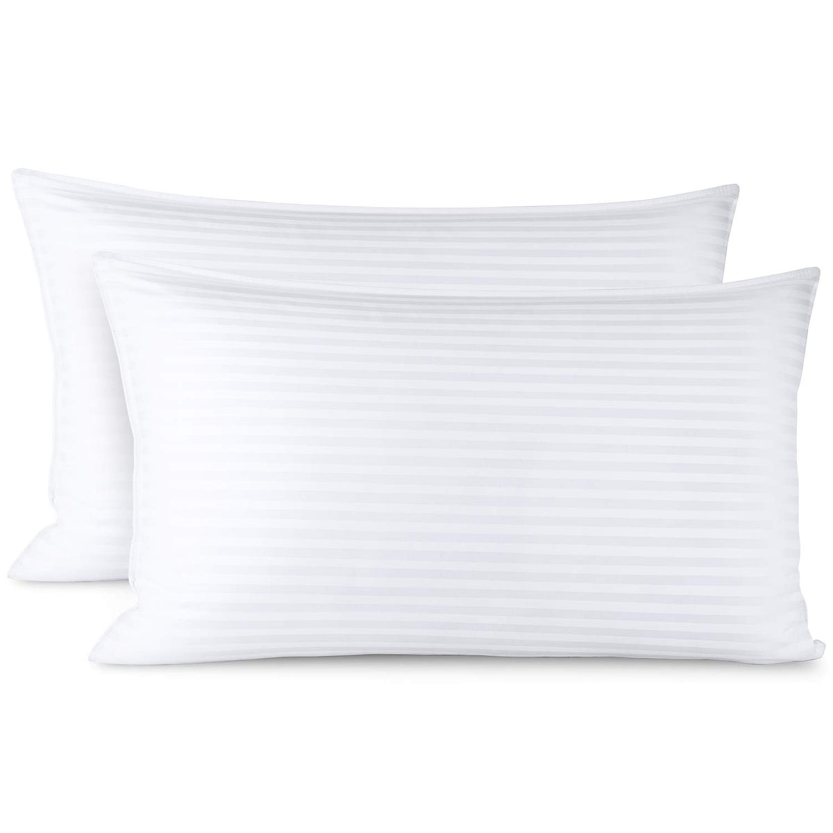 King Size Set of 2 Down Alternative Cotton Bed Pillows V21652