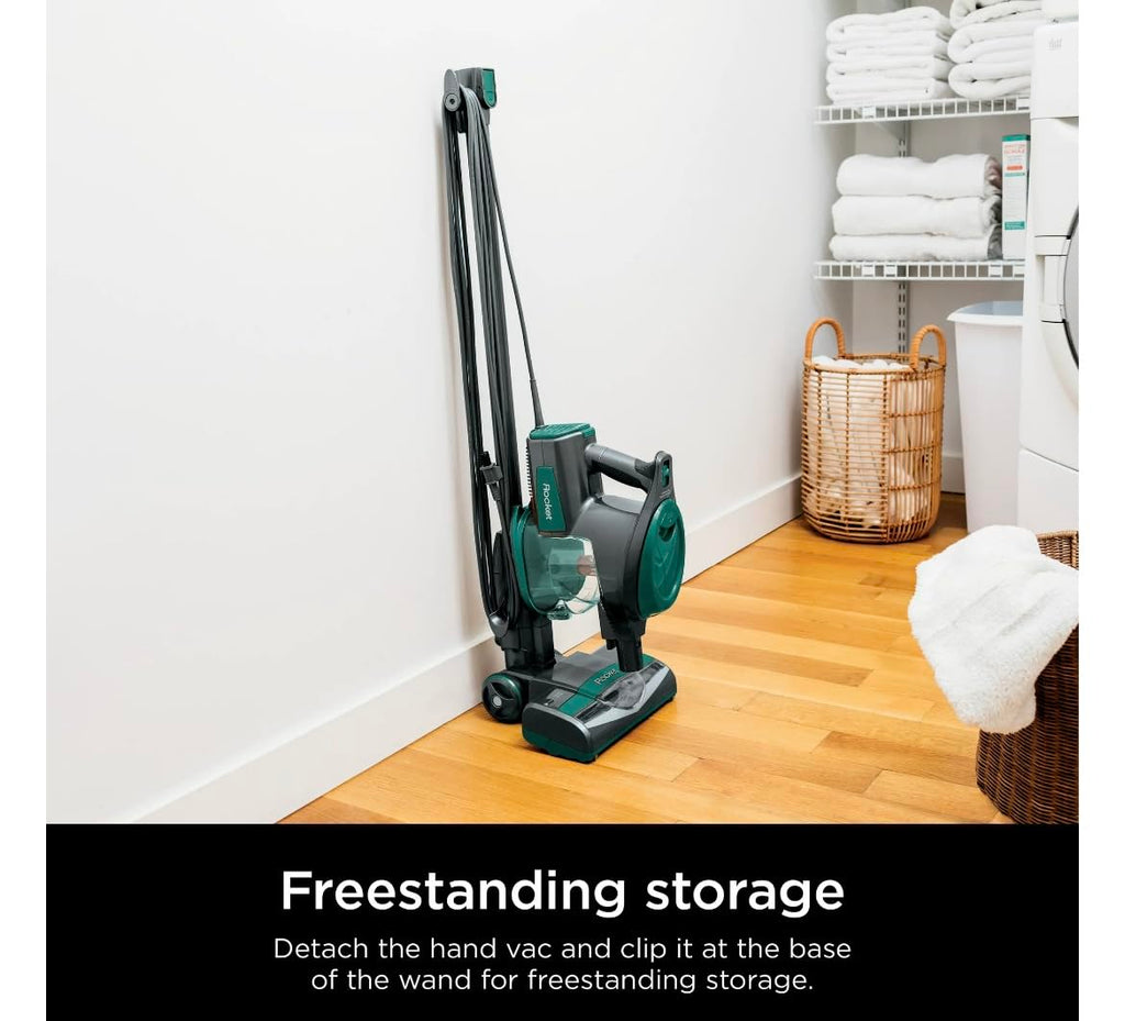 Ultra-Light Corded Vacuum for Carpets & Hard Floors, Green I183