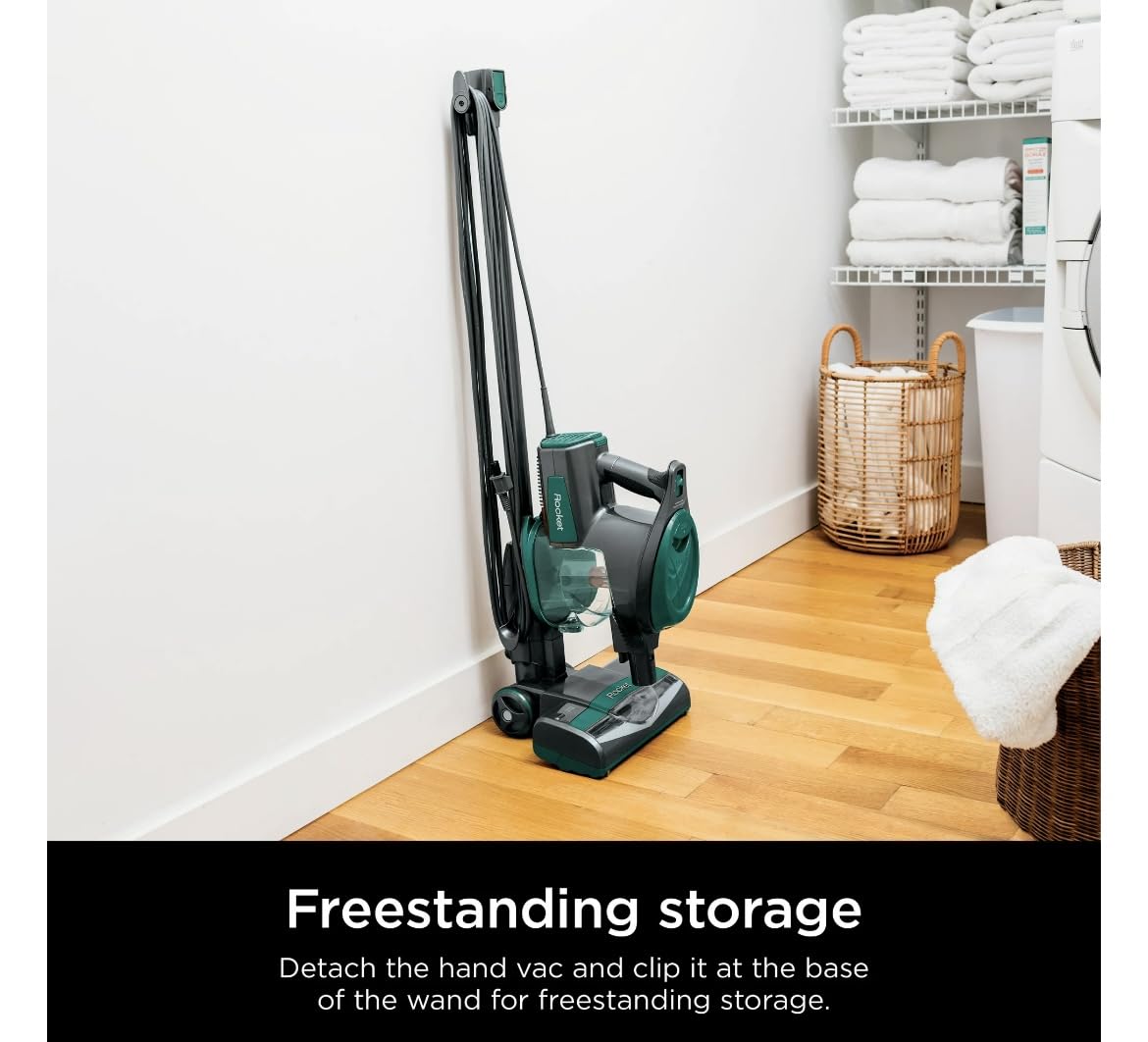 Ultra-Light Corded Vacuum for Carpets & Hard Floors, Green I183