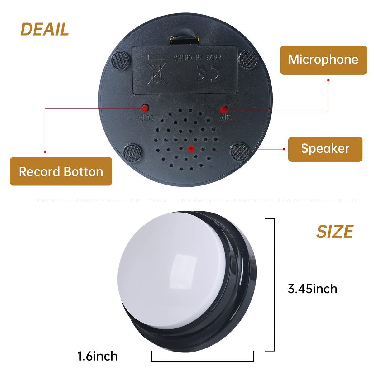 30 Second Record Button J8292