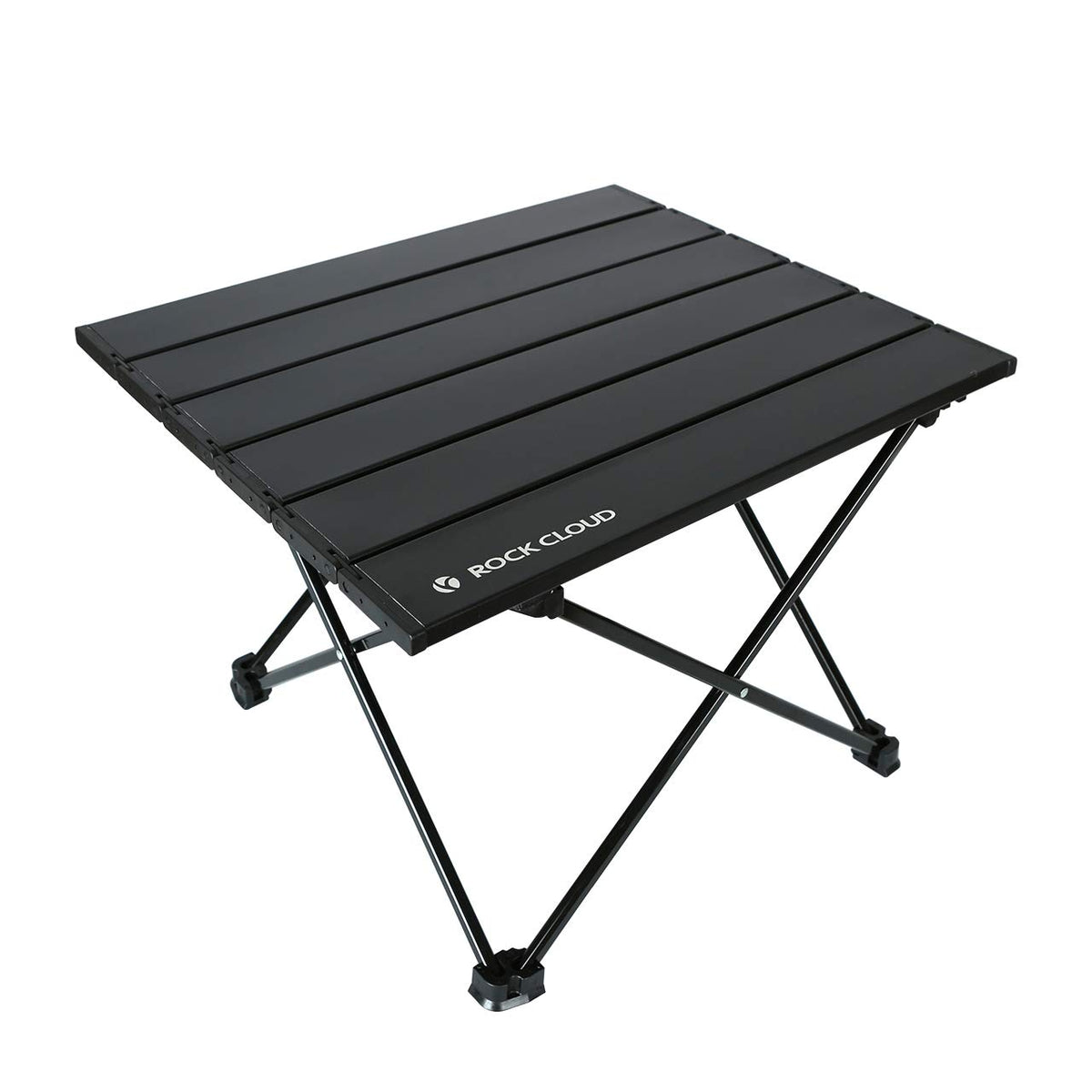 Portable Aluminum Folding Camping Table Black Y904318