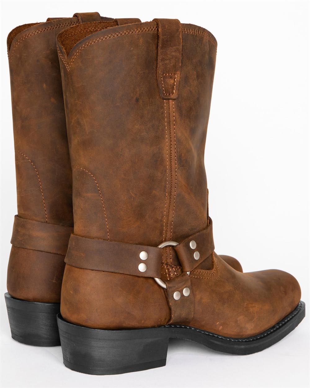 Men's Square Toe Embroidered Cowboy Boots C1369