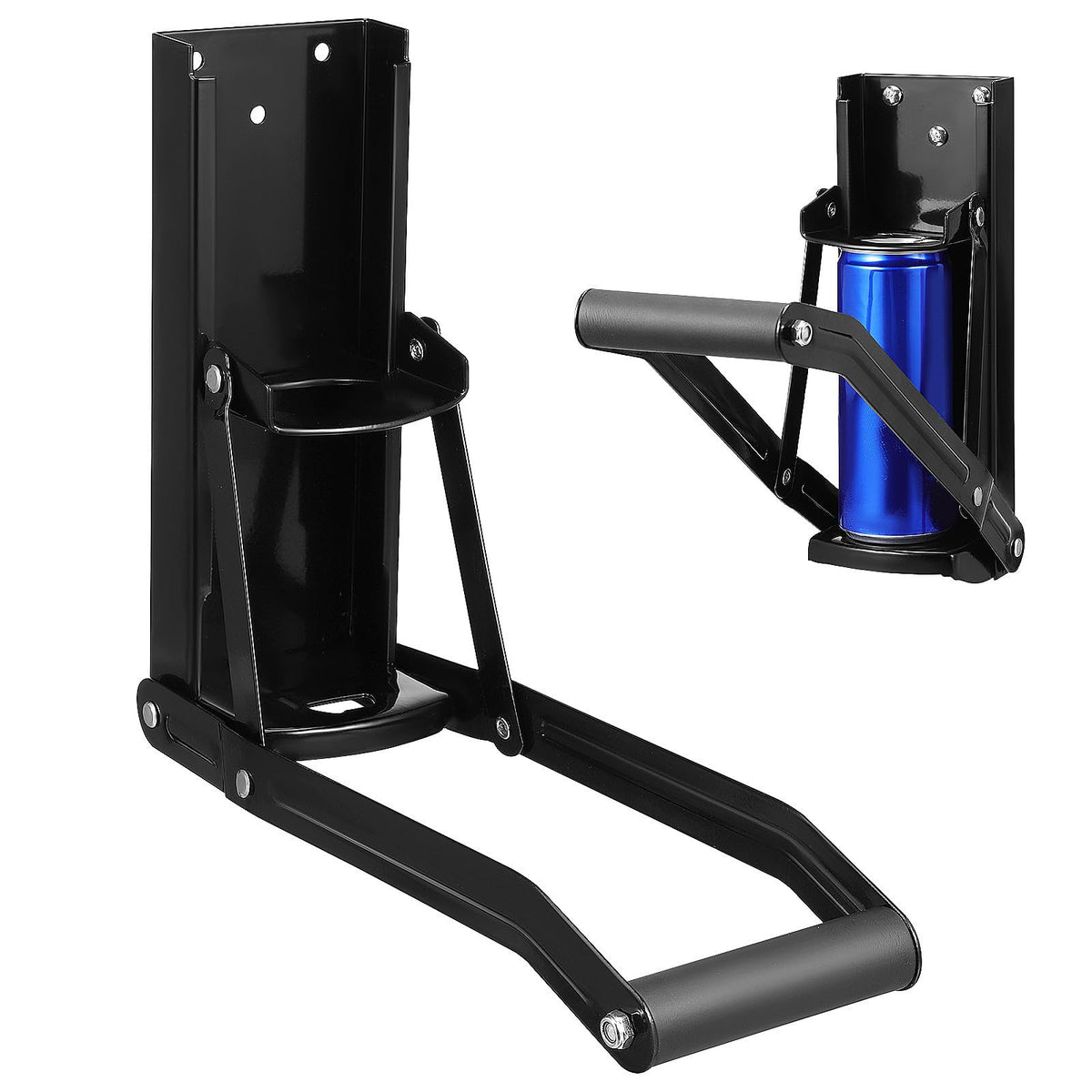 Wall Mounted Stainless Steel Can Crusher with Bottle Opener K2475