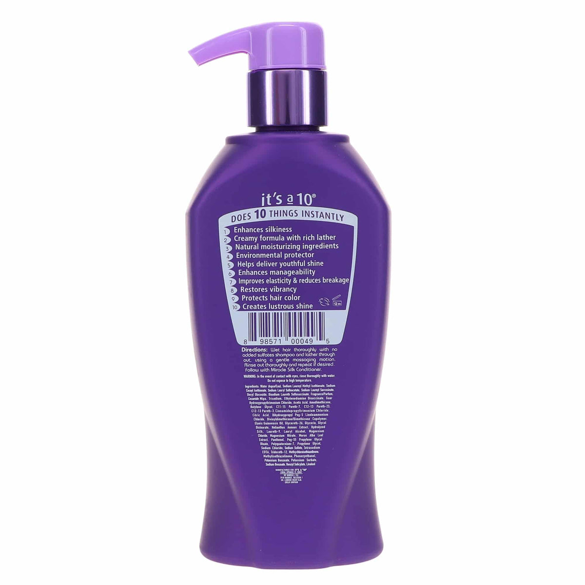 Silk Shampoo 10 Oz T41152
