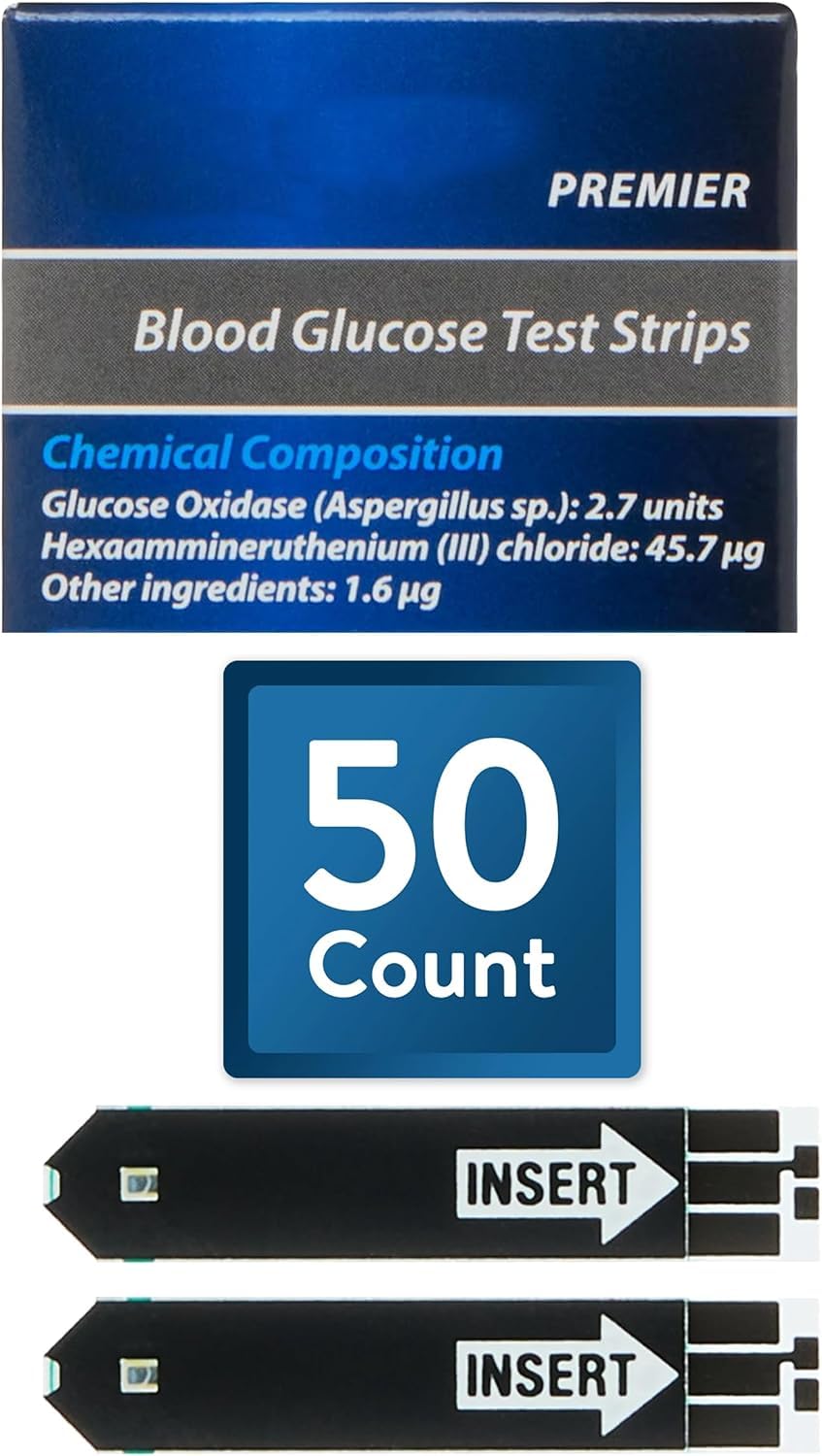Blood Glucose Test Strips 50 Count R249764