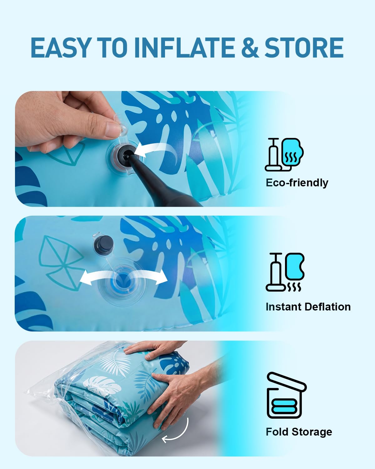 Inflatable Pool Floats with Cup Holders O149