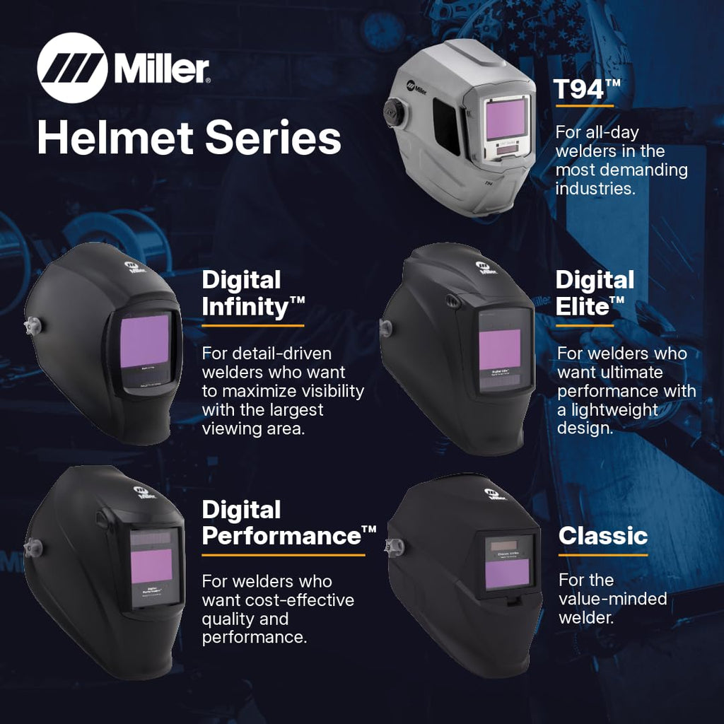Welding Helmet Shade 8-13 Black A68987