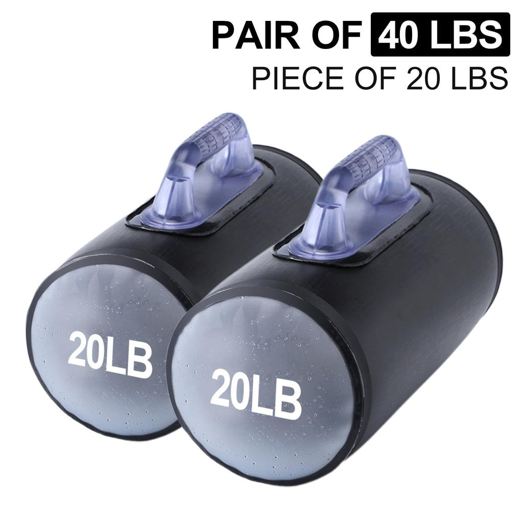 Water Filled Training Dumbbells, Adjustable Weights to 40Lbs B103519