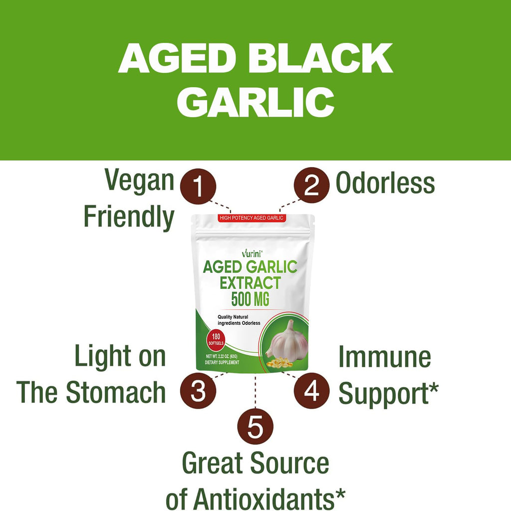 Aged Garlic Extract Capsules, 300 Softgels X300321