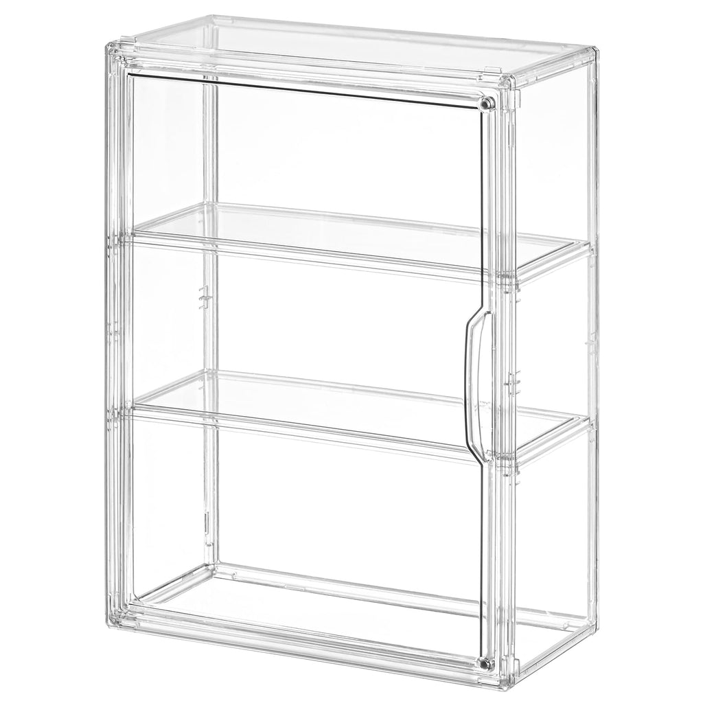 3 Tier Clear Acrylic Display Case with Magnetic Door G83134