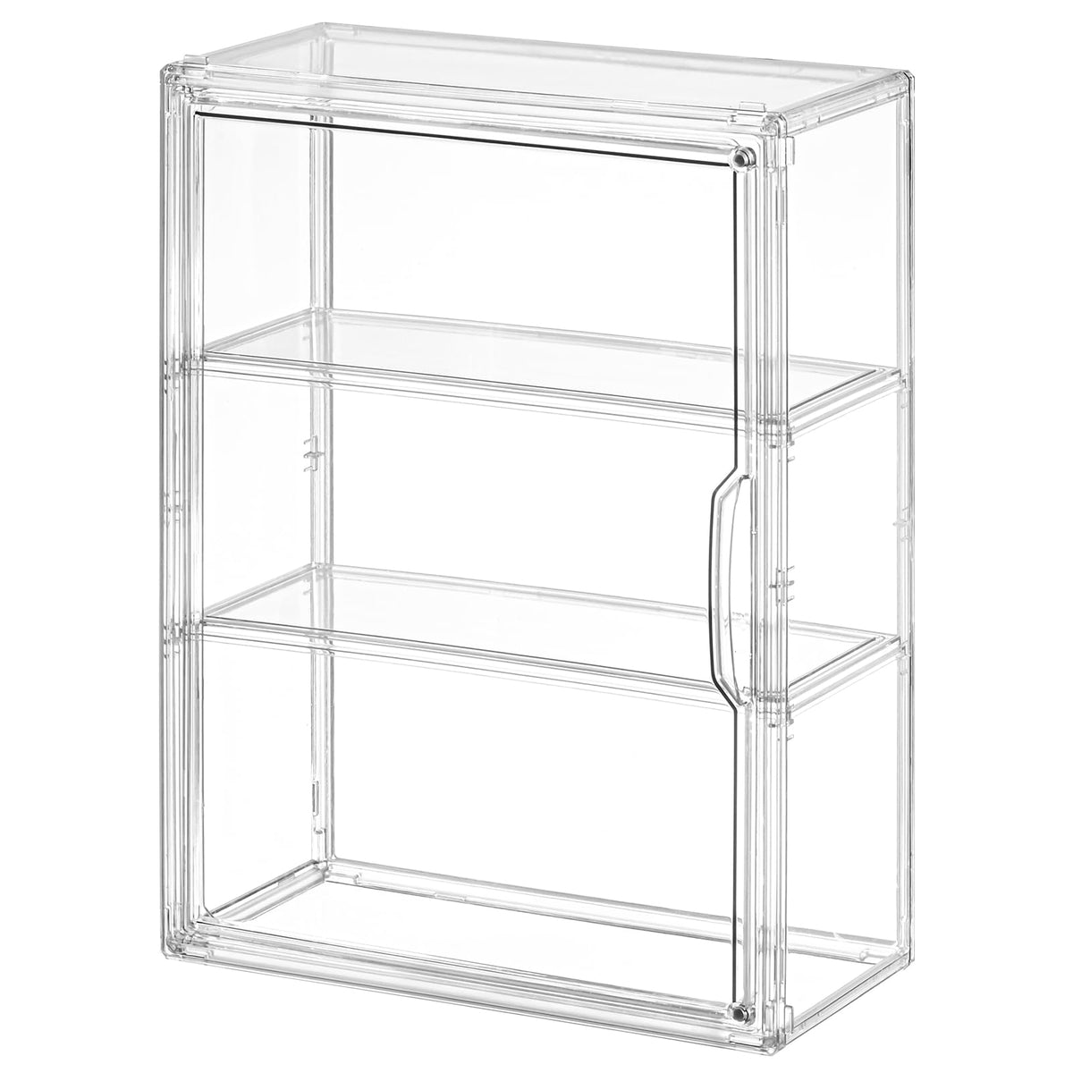 3 Tier Clear Acrylic Display Case with Magnetic Door G83134