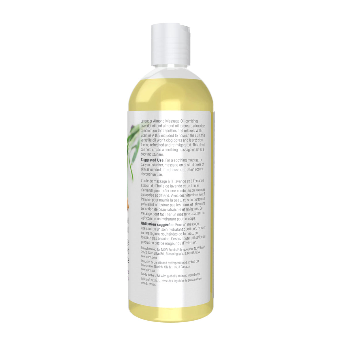 Lavender Almond Massage Oil 16 fl oz G9761