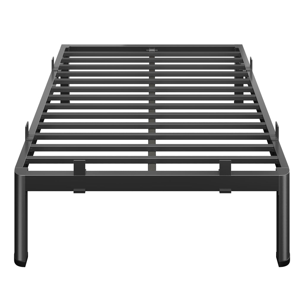 18 Inch Metal King Bed Frame with Steel Support O853