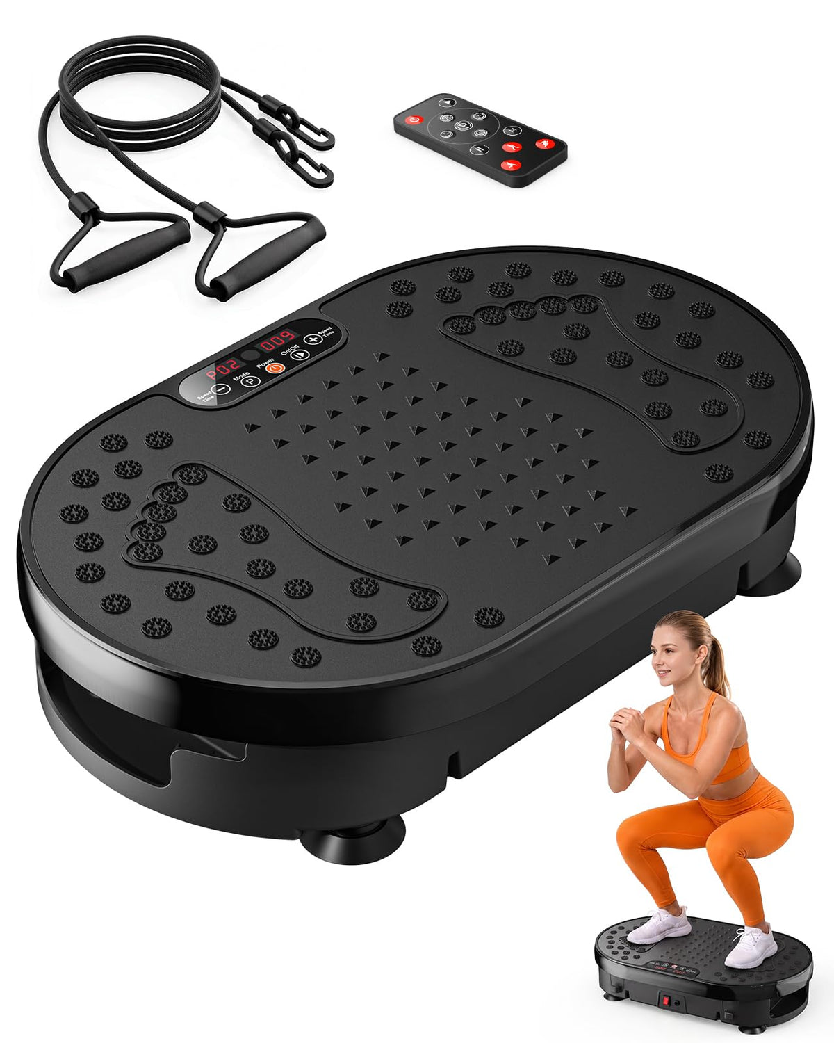 Vibration Plate Exercise Machine with Remote Control T334