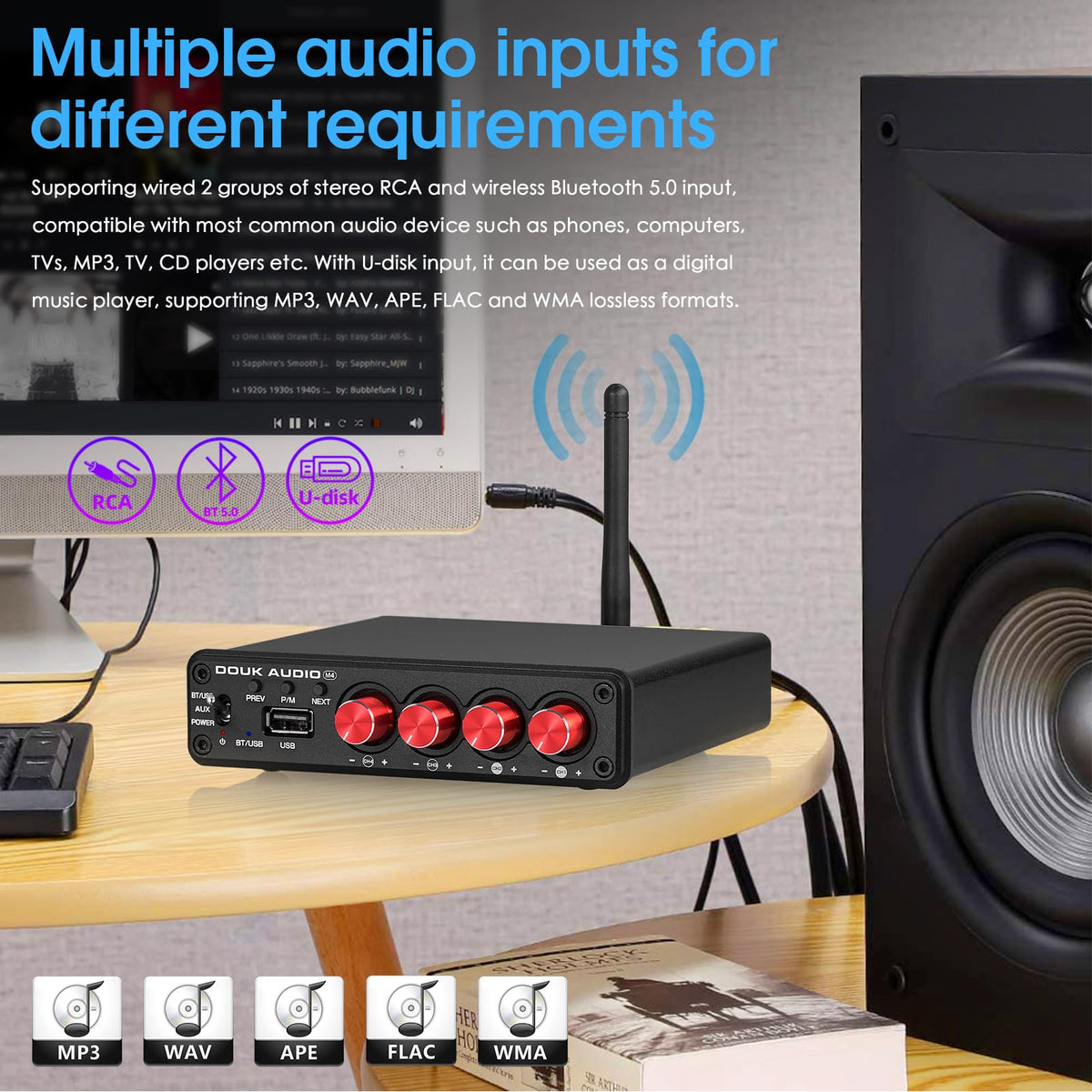 4 Channel Bluetooth Amplifier T76658