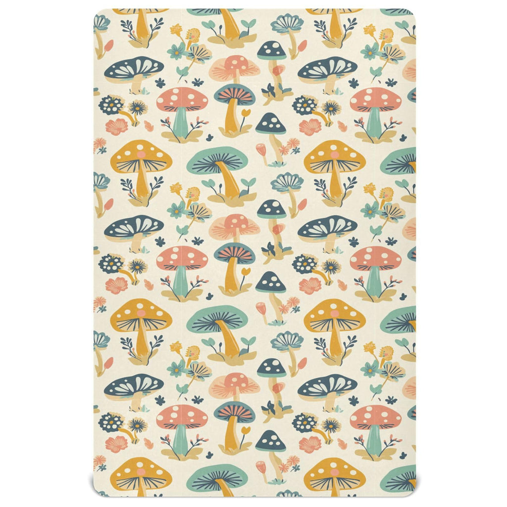 Soft Breathable Microfiber Fitted Crib Sheet, Standard Size 28in x 52in G53690