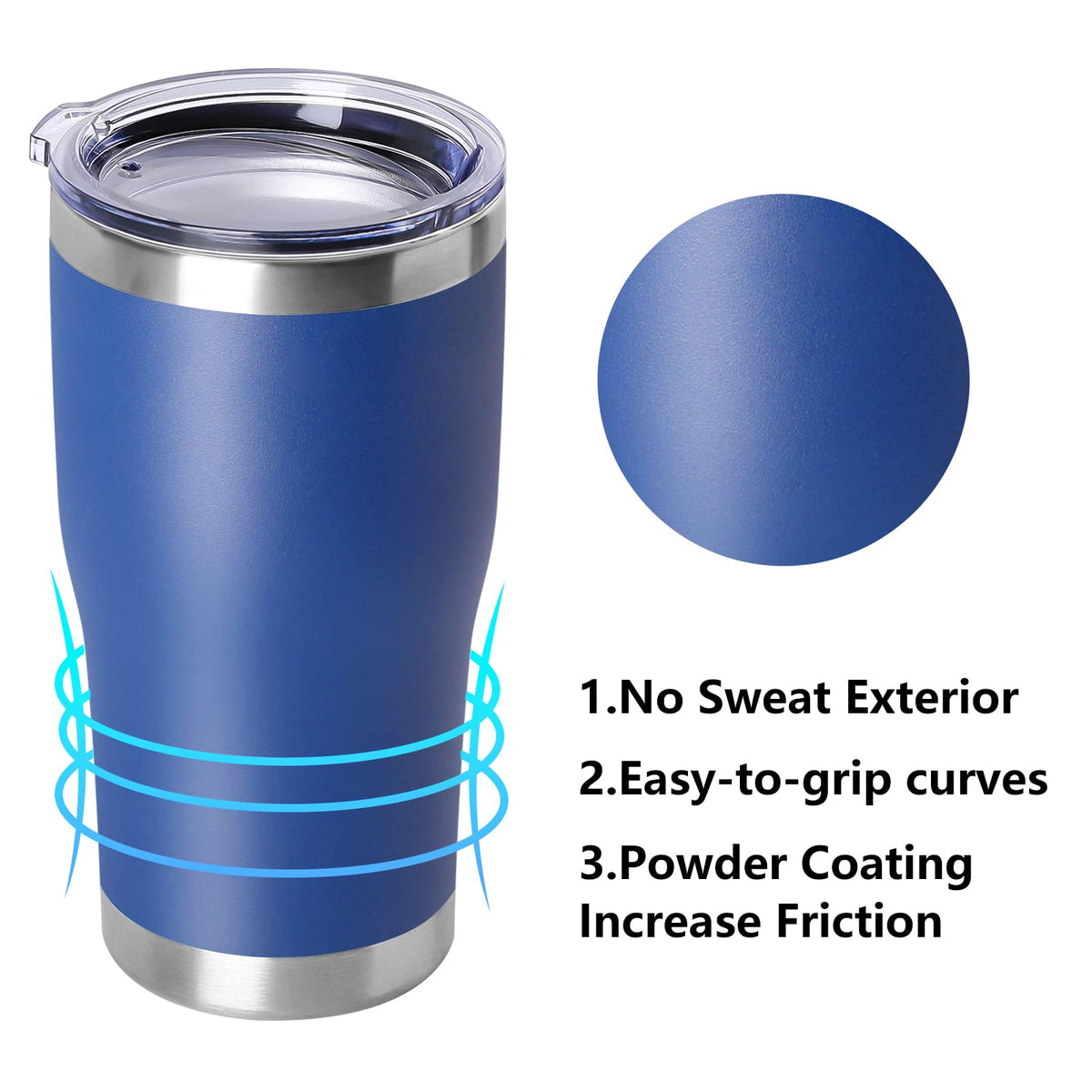 20oz Stainless Steel Insulated Tumbler V33646