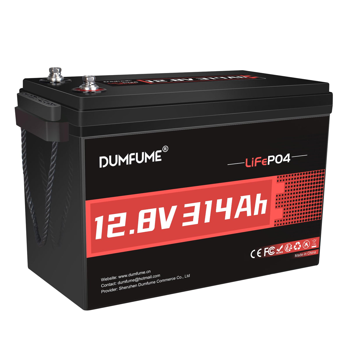 12V 300Ah LiFePO4 Battery 200A BMS E1354
