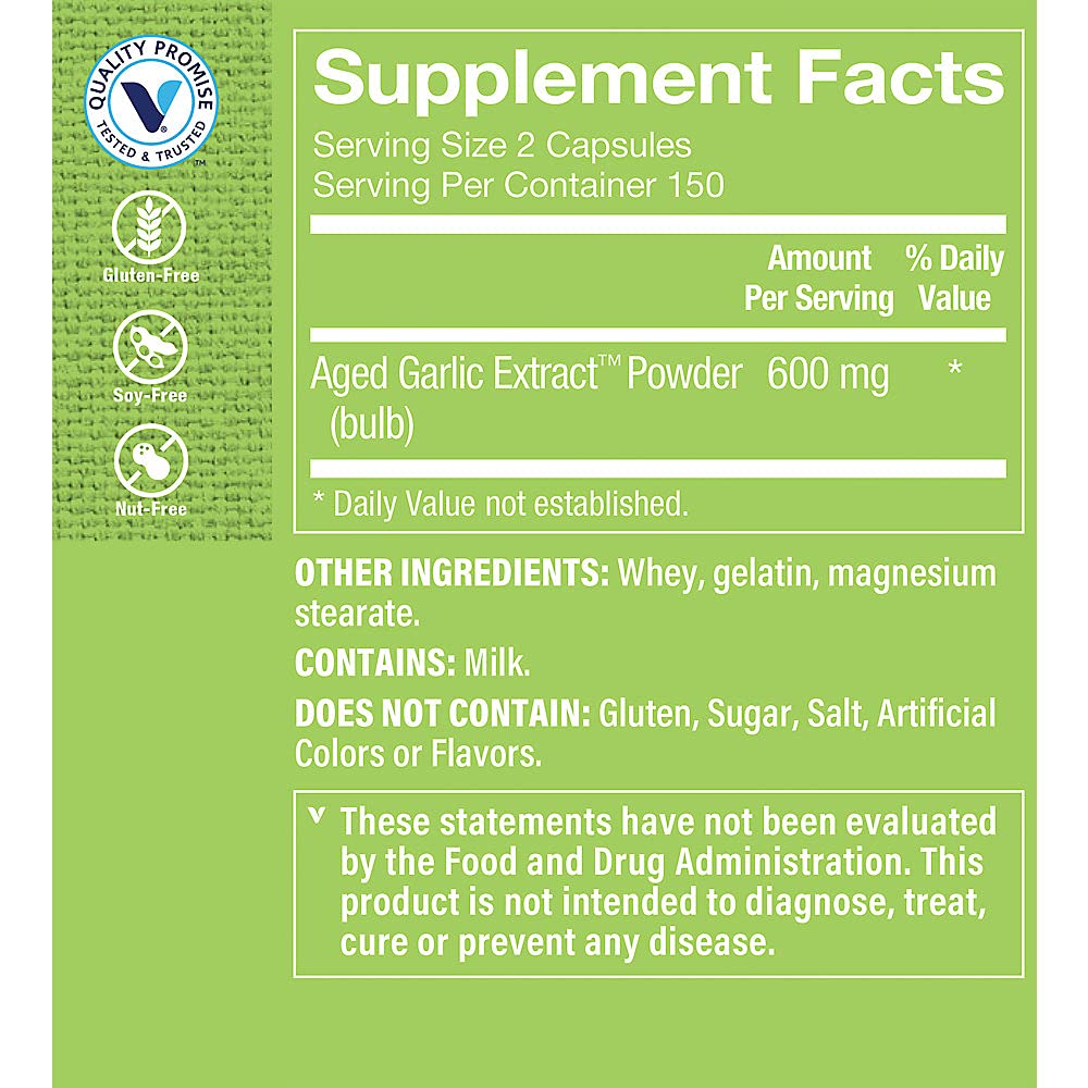 Garlic 600 MG 300 Capsules F981960