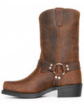 Men's Square Toe Embroidered Cowboy Boots C1369