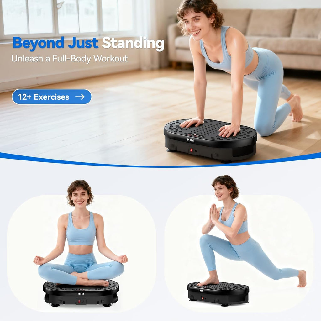 Vibration Plate Exercise Machine with Remote Control T334