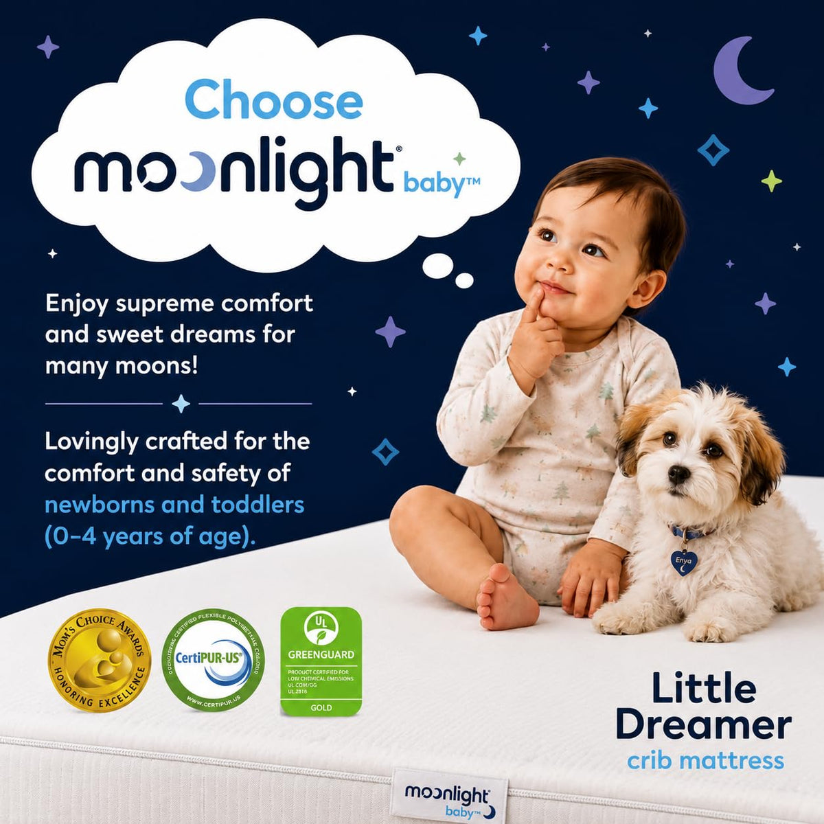 Dual-Sided Baby & Toddler Crib Mattress G9292