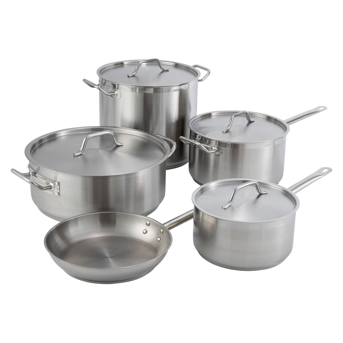 30 qt Stainless Steel Brazier with Lid D976