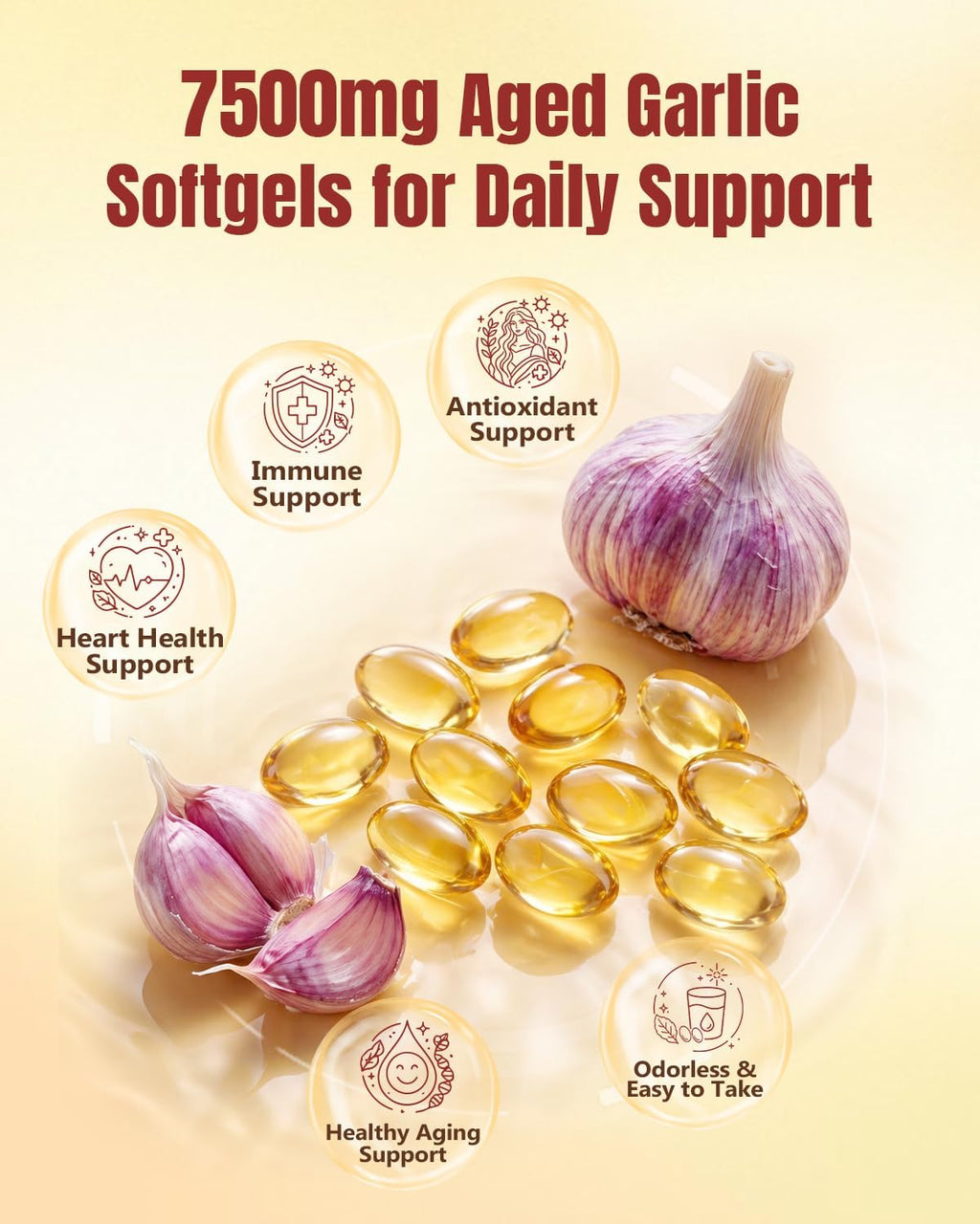 Odorless Aged Garlic Extract Softgels 300 Count G9653