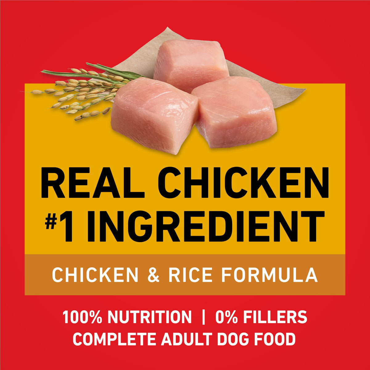 Chicken & Rice Formula Dry Dog Food 8 lb Bag D7247