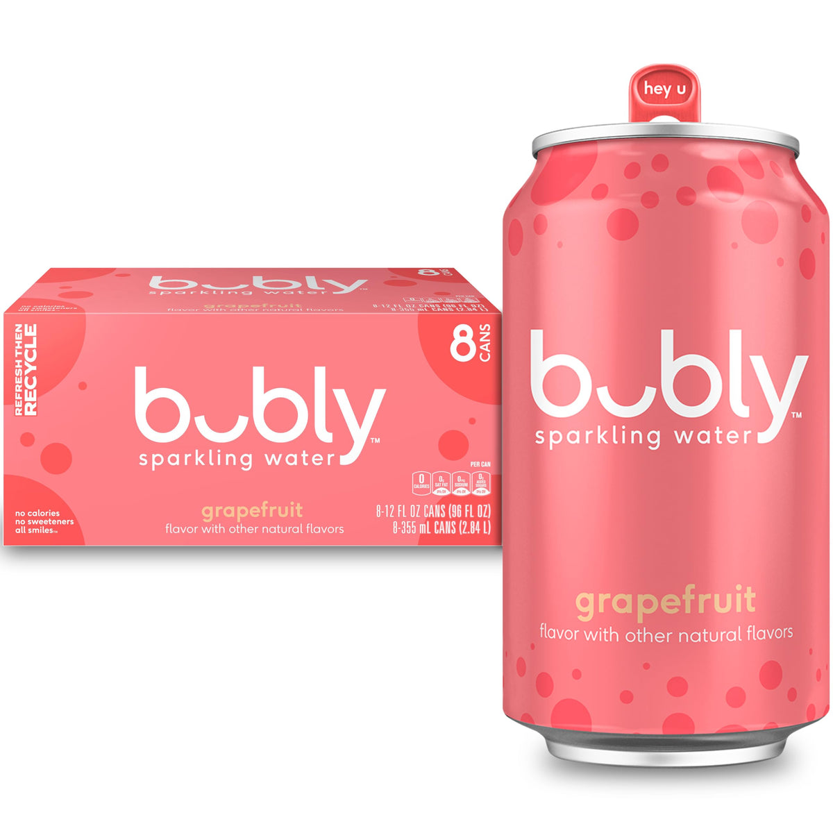 Grapefruit Sparkling Water 8 Pack 12 Fl Oz Cans R3602
