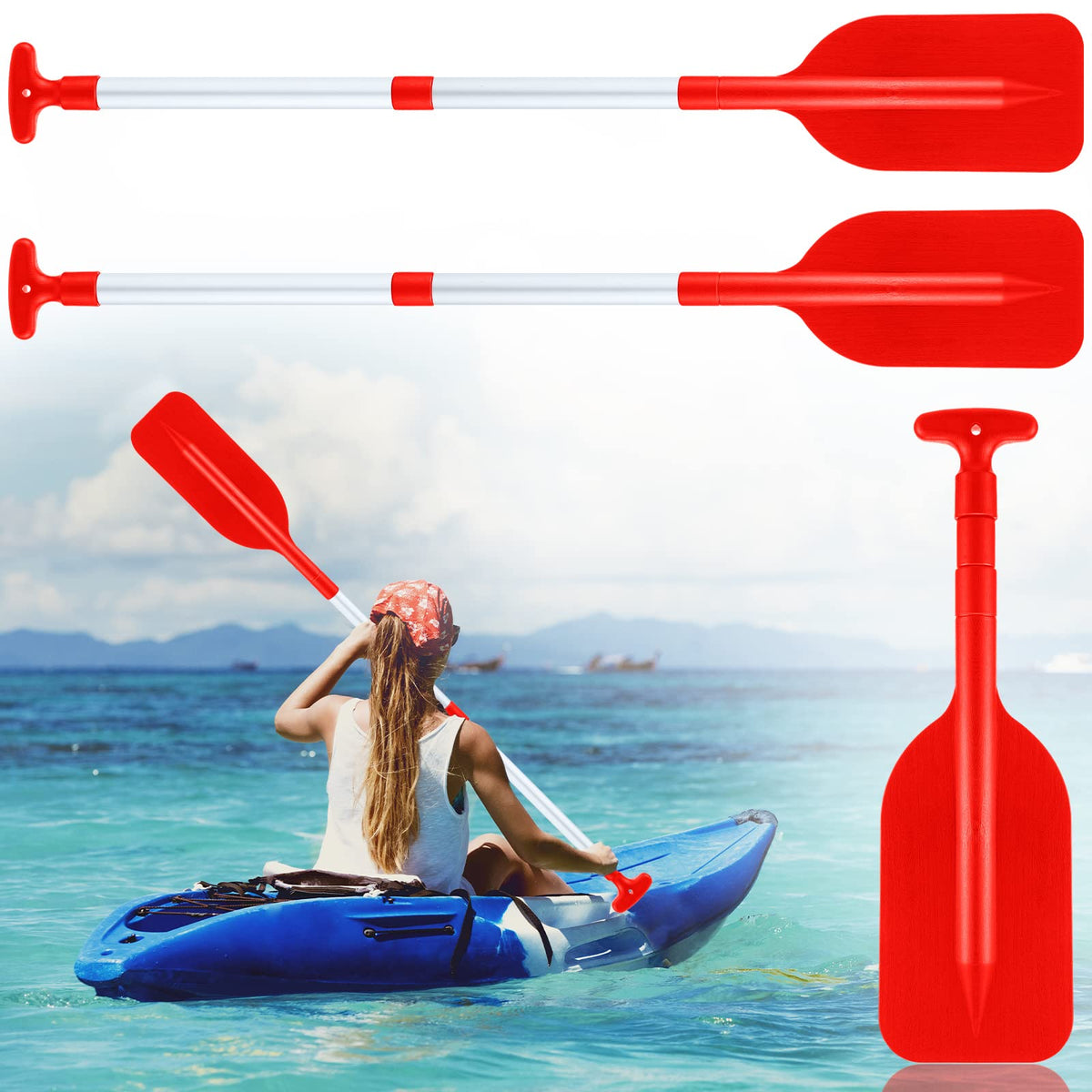 Telescoping Canoe Paddles 2 Pack Aluminum R6616