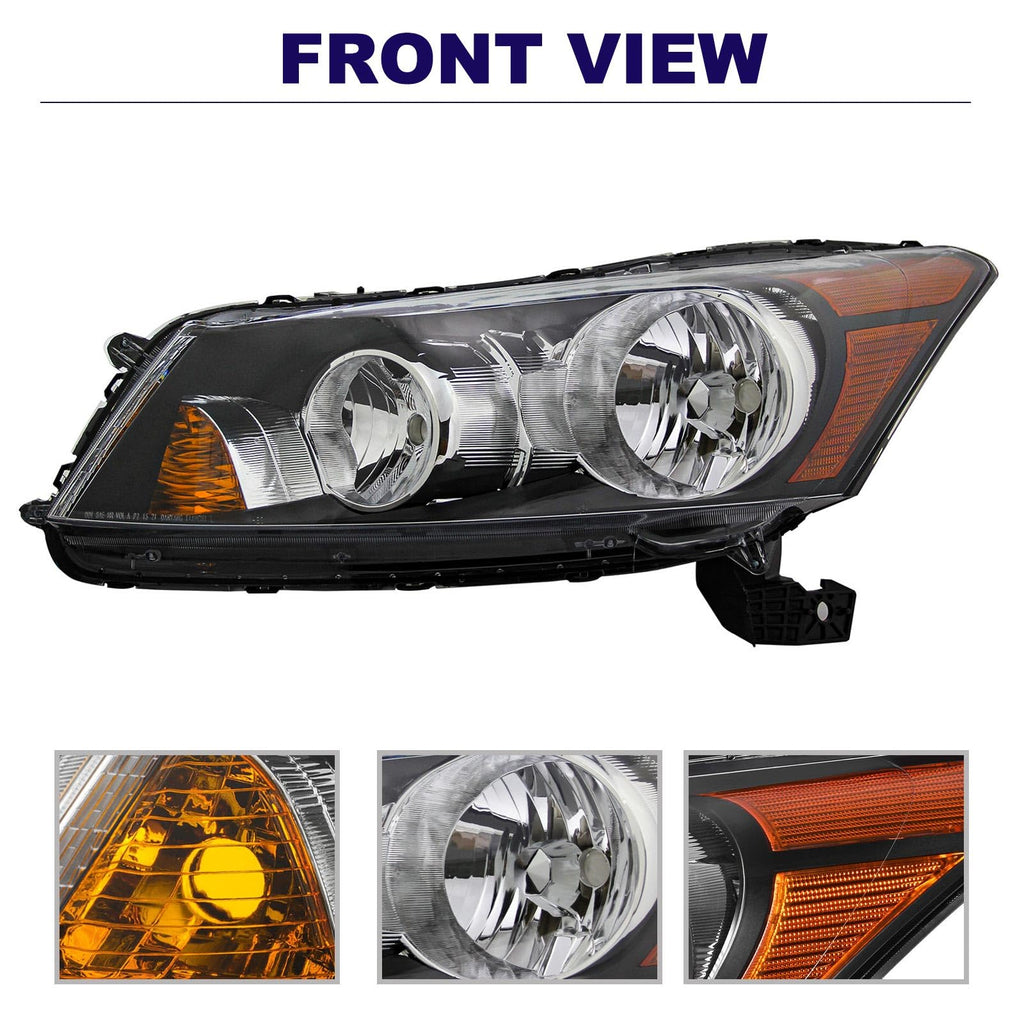 Headlights with Amber Reflector A3076