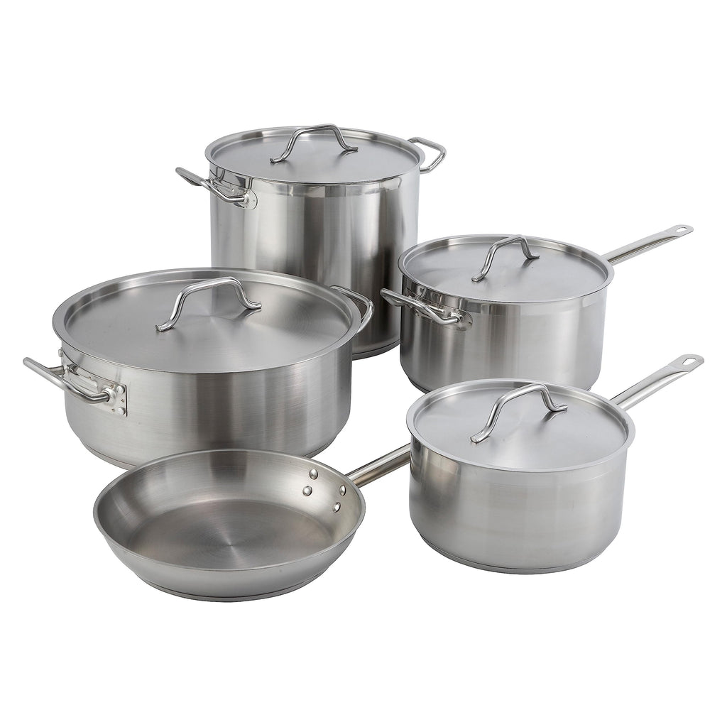 30 qt Stainless Steel Brazier with Lid D976