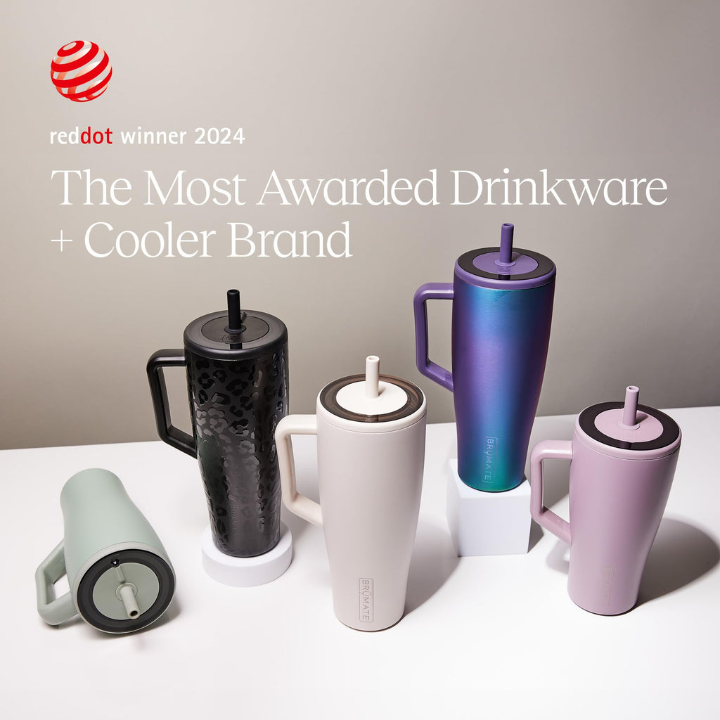40 oz Stainless Steel Tumbler with Handle and Straw C4077