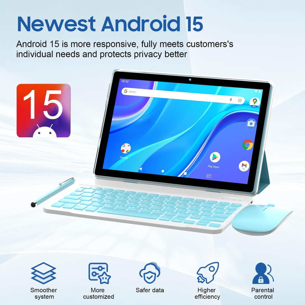 10 Inch Android Tablet 64GB 12GB RAM 6000mAh WiFi-6 K767