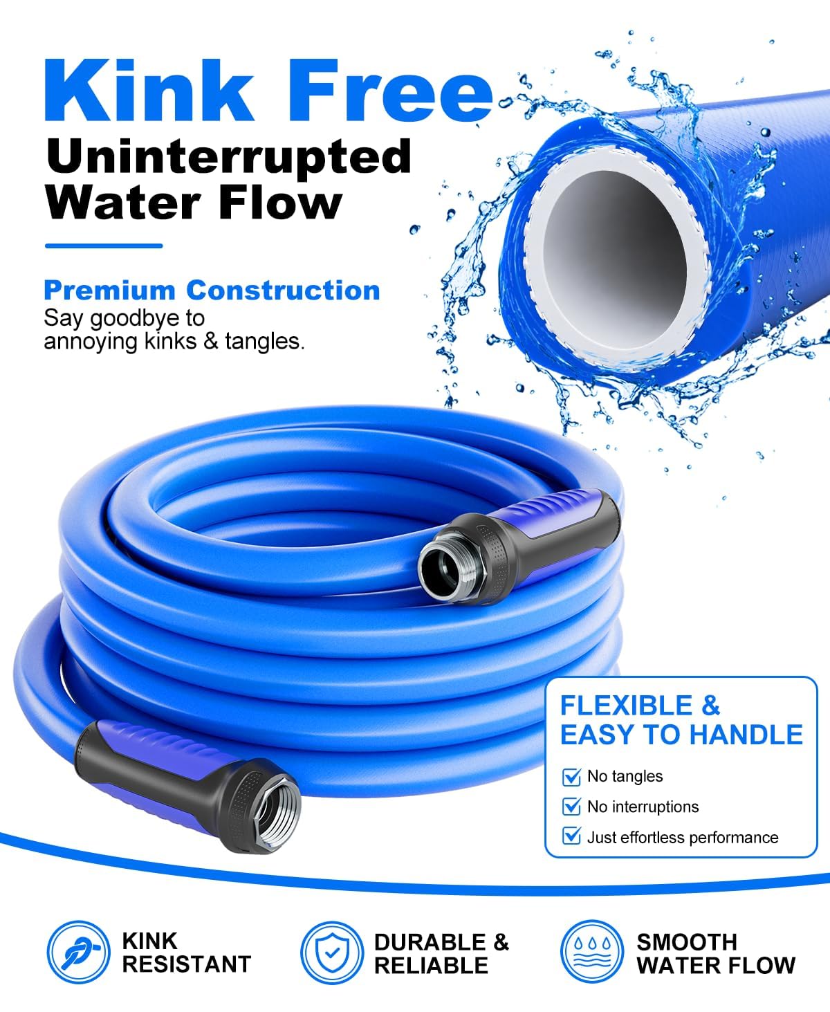 Garden Water Hose 100 ft x 5/8" A9864