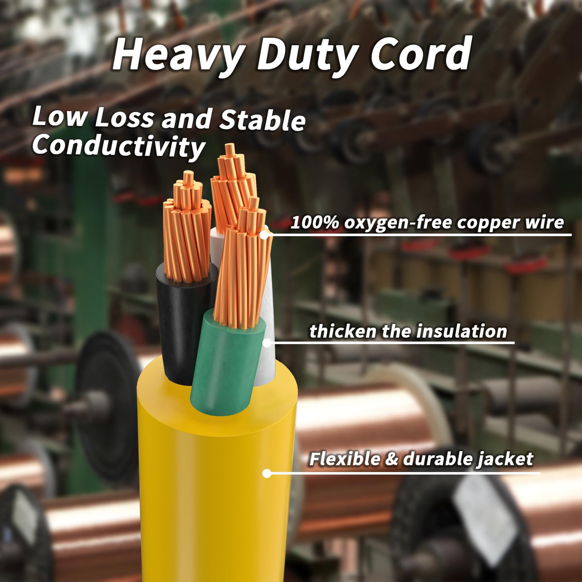 100ft 12/3 Outdoor Extension Cord Waterproof W304364