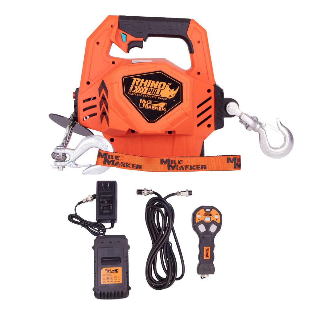 Portable Electric Winch with Synthetic Rope T251