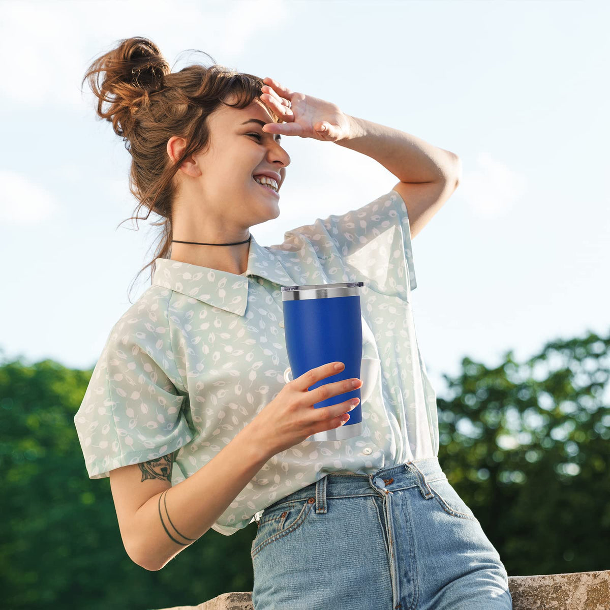20oz Stainless Steel Insulated Tumbler V33646