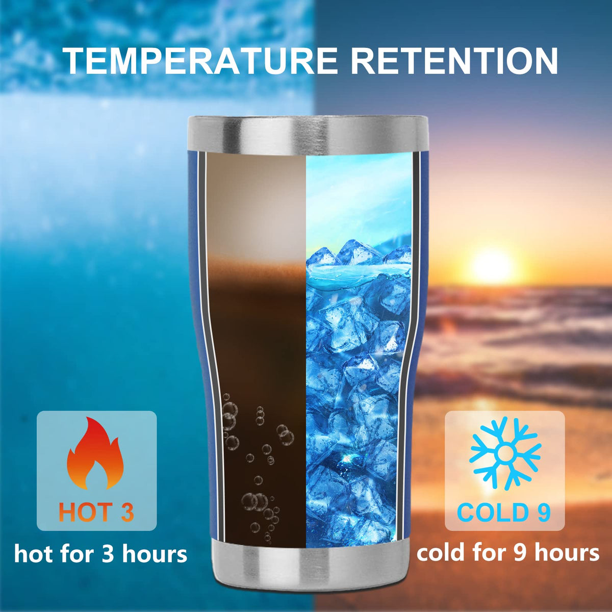 20oz Stainless Steel Insulated Tumbler V33646