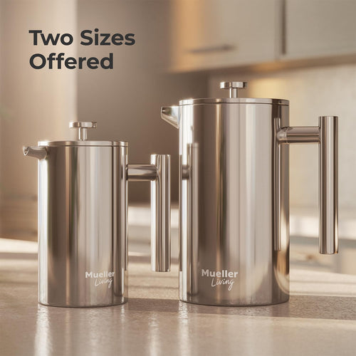 20oz Stainless Steel French Press Coffee Maker P961329