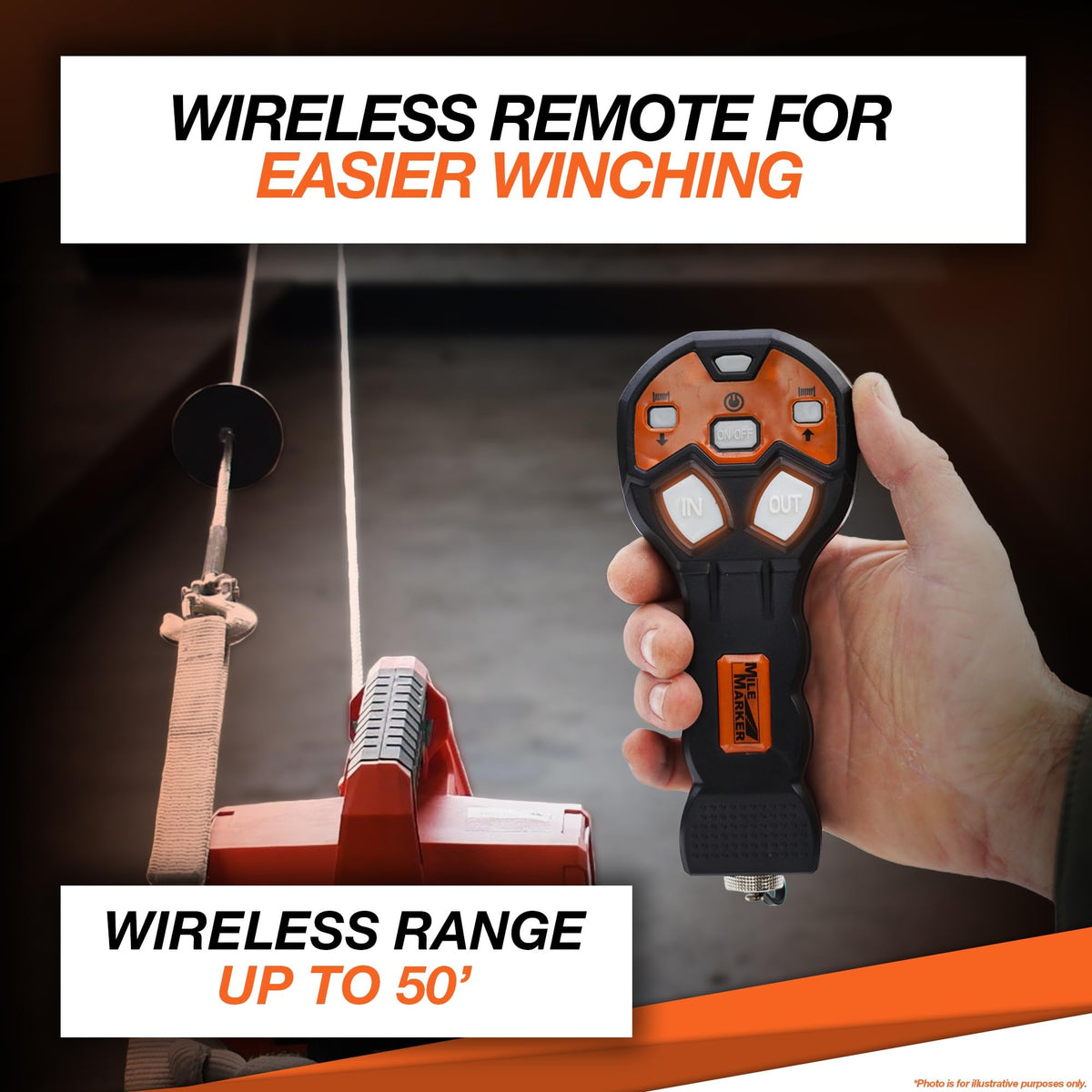 Portable Electric Winch with Synthetic Rope T251