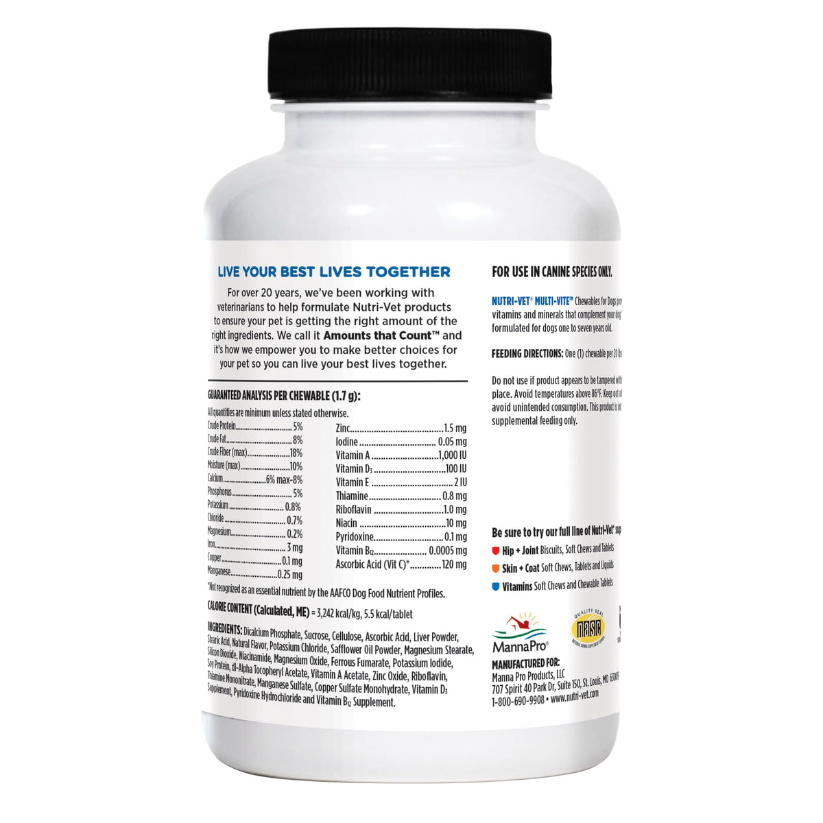 Dog Multivitamin 180 Count H299372