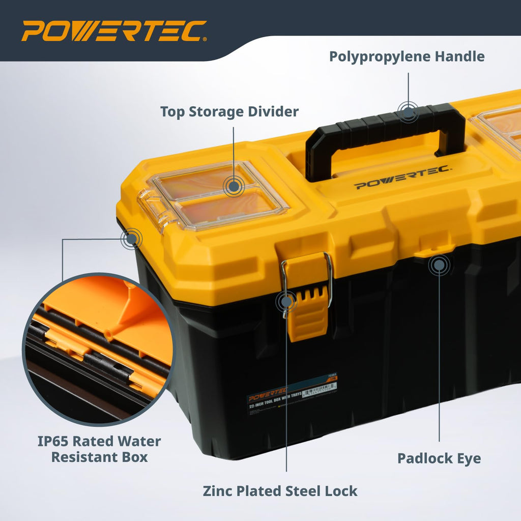 22-Inch Tool Box with Trays N2356