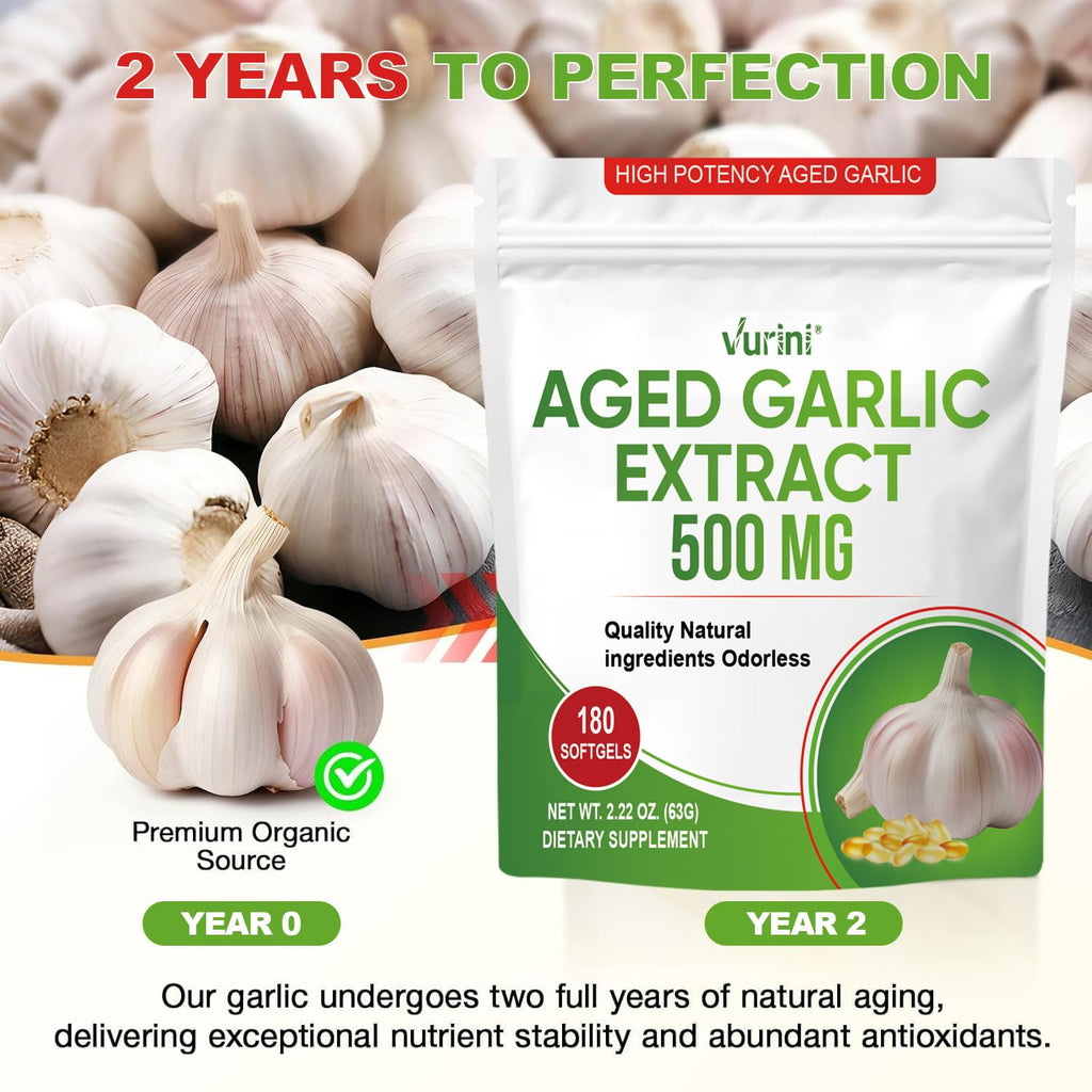 Aged Garlic Extract Capsules, 300 Softgels X300321