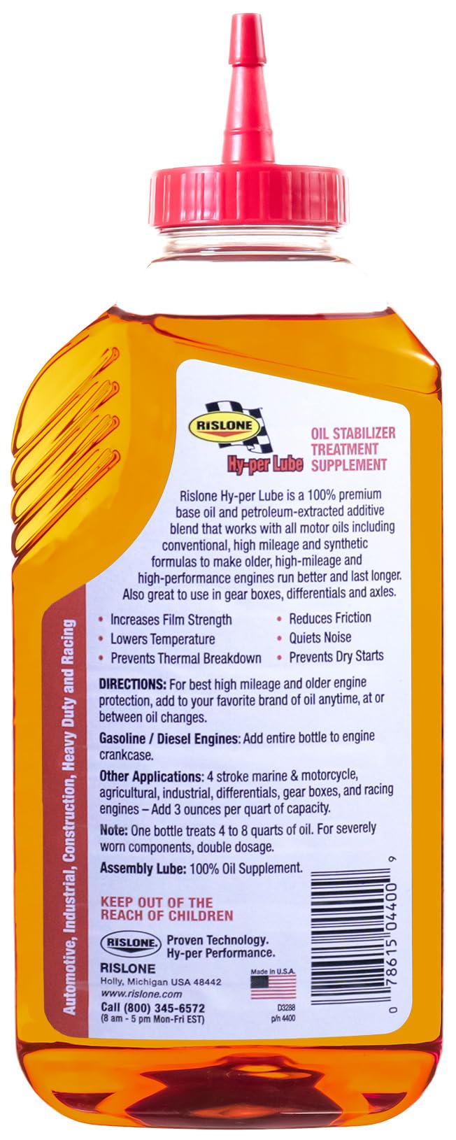 High Mileage Oil Supplement/Stabilizer, 16.9 oz J234517