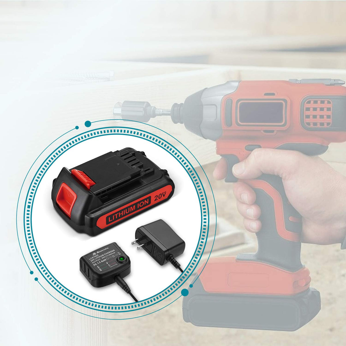 20V Lithium Battery and Charger G902