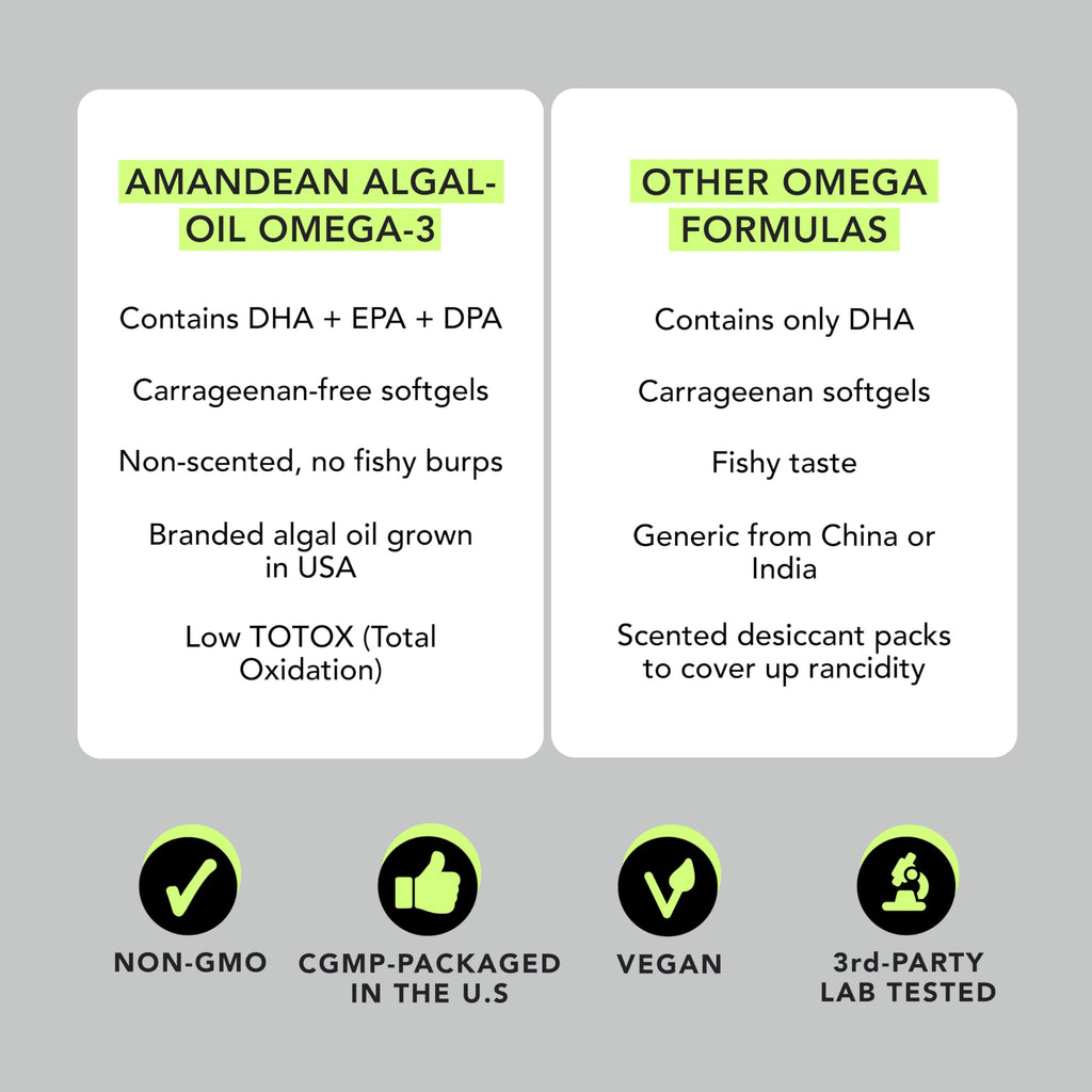 Vegan Omega-3 120 Capsules & Collagen Peptides Powder 1kg J28355